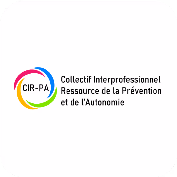 CIRPA partenaires Logo du CIR-PA, Collectif Interprofessionnel Ressource de la Prévention et de l'Autonomie
