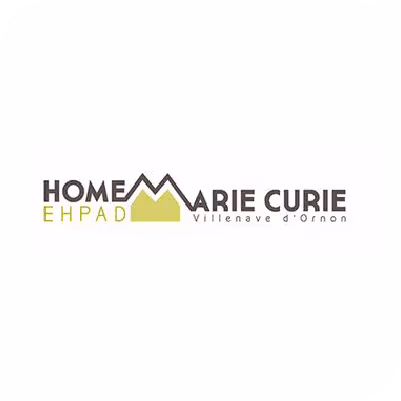Home Marie Curie partenaires Logo de l'EHPAD Home Marie Curie à Villenave d'Ornon